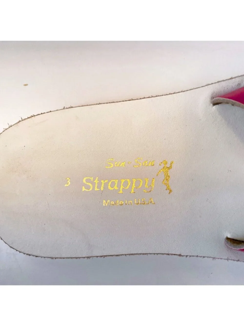 Salt Water Sun-San Slip On Sandals, Size 3